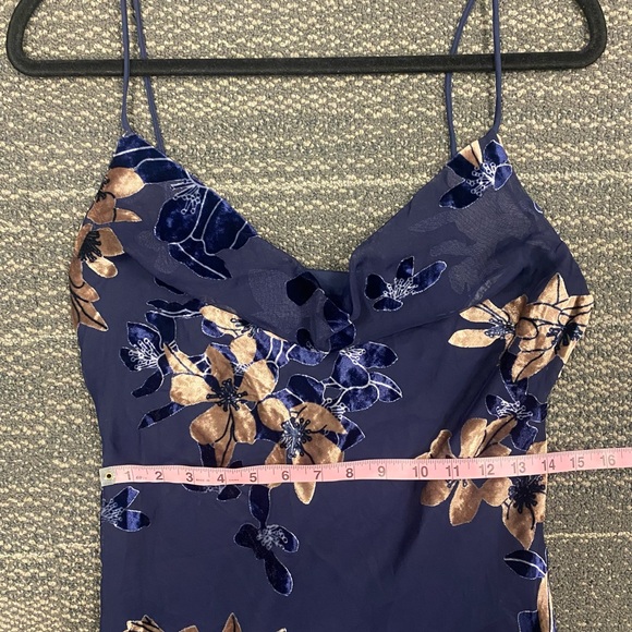 NWT Hello Molly Ninety Kisses Dress-Blue-Size L/US 8 - Picture 12 of 16